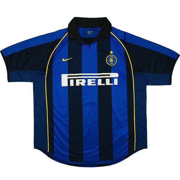 Tailandia Camiseta Inter Milan 1ª Retro 2001 2002 Azul